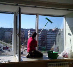 Мытье окон в однокомнатной квартире Кумертау